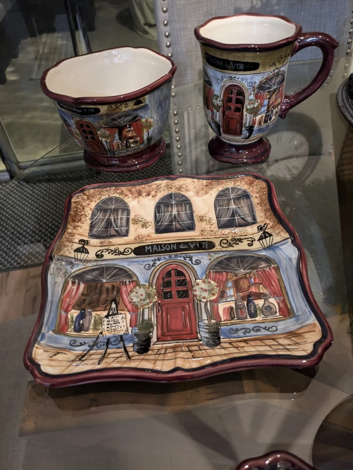 Vajilla de Navidad 16 Piezas Certificado Internacional / Kate Rastic Foto 2 de 4