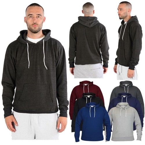 Da Uomo Pullover Felpe Semplici Felpa Con Cappuccio in Pile American Style  Felpa Tops S-XXL | eBay