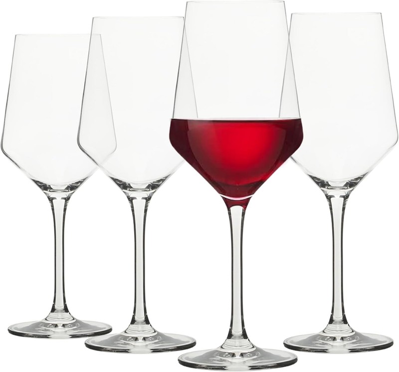 SUR LA TABLE Kitchen Essentials Crystal Clear 18 OZ  White Wine Glasses