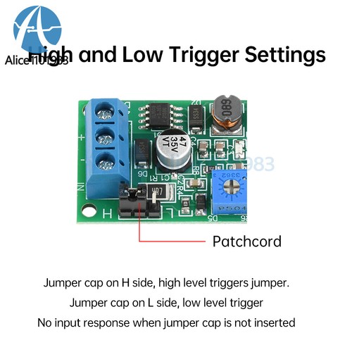DC 4-30V Power Adjustable Delay Relay Timer Control Module Trigger Delay Switch - Picture 6 of 20