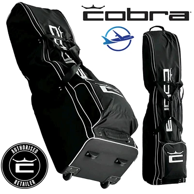 COBRA GOLF FLUGTASCHE AUF RÄDERN GEPOLSTERTE GOLFTASCHE FLUGREISEABDECKUNG FLUGTASCHE