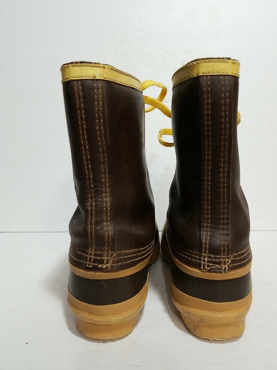 ? Sorel ARTIC PAC BOOT w AWESOME WARM LINERS   ?‍❄️ EUC SZ 12 Sorel Artic Pac Brown Leather/Rubber Wool Lined Winter Snow  main image 3