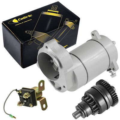 Starter Drive & Relay Solenoid for Polaris Xplorer 400 4X4 1996-1999 2000-2002