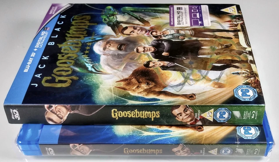 GOOSEBUMPS Brand New 3D + 2D BLU-RAY Movie 2015 Jack Black Film Goose Bumps - Image 4 of 4