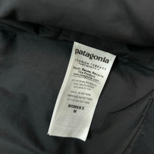 Patagonia Jacket Womens Medium Black Vosque 3-in-1 Parka H2NO Hood Lined Lady - Picture 13 of 23