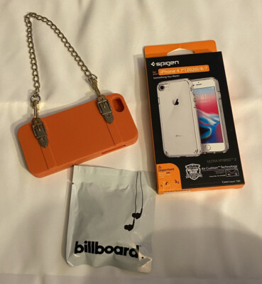 Apple iPhone 4/4s Accessories Clear and BCBG Phone Case With Earphones Lot Of 3