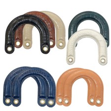 2pcs DIY Handbag PU Handle Bag Strap Accessories Arch Handle Replacement Decor