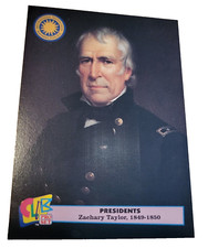 1992 Club Pro Set Presidents Zachary Taylor #12 Smithsonian Trading Card (G6