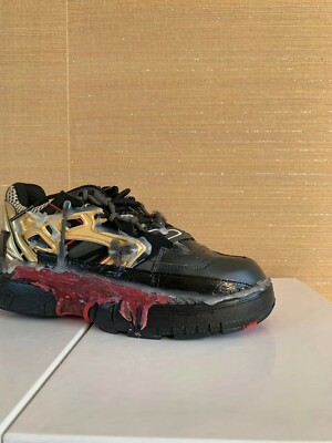 Maison Margiela Fusion Sneakers in Black Multicolor BNIB Size