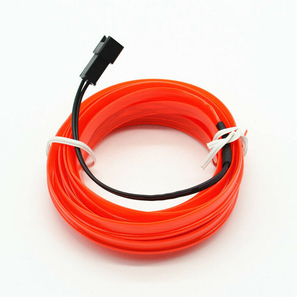 2m Red LED Car Interior Decorative Atmosphere Wire Strip Light