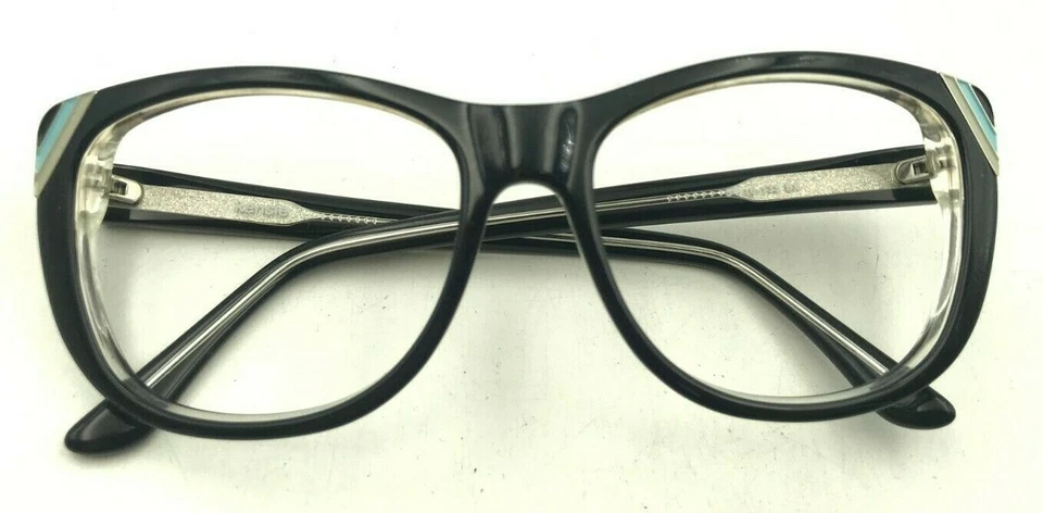 Gafas de sol Kensie On The Edge negras ovaladas ojos de gato monturas de anteojos de colección  Foto 4 de 4