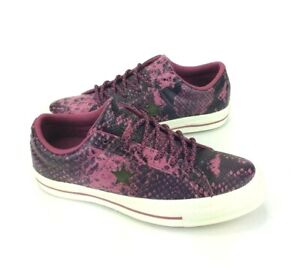 NEW Converse One Star Ox Snake Skin 