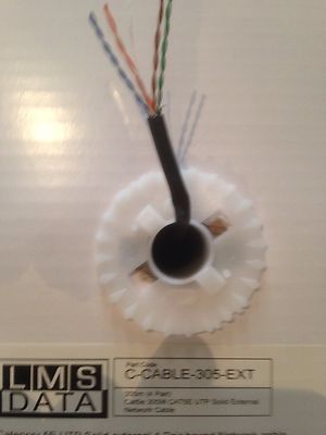 30m externes, unterirdisches, Outdoor Netzwerk Ethernet Cat 5 Kabel - massives Kupfer