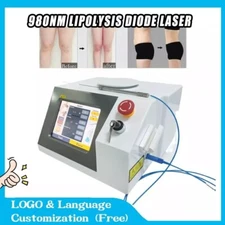 980nm/1470nm diode laser body therapy treatment fiber optic lipolysis machine