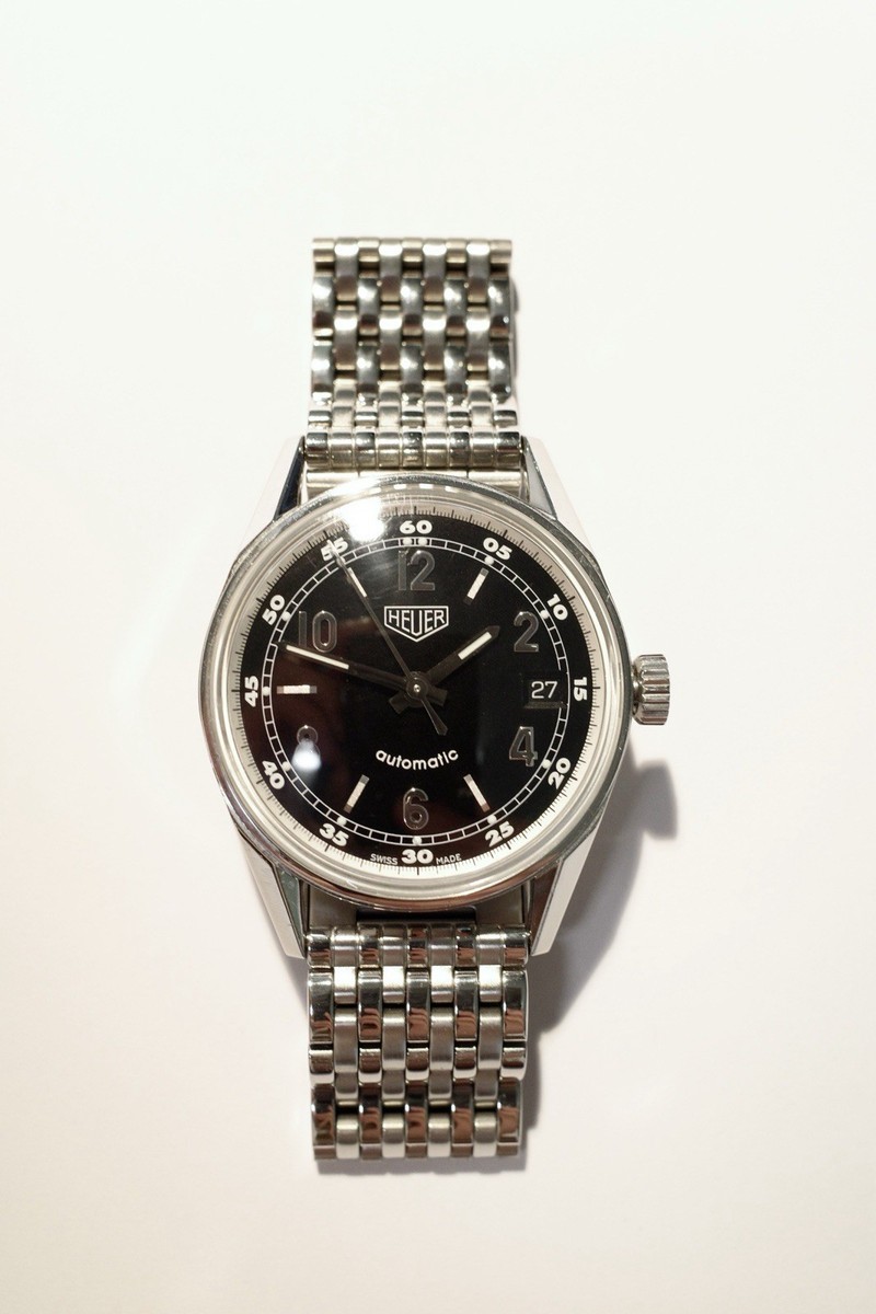 Tag Heuer Carrera Re-Issue WS2111 Automatic Stainless Steel Black Dial Watch