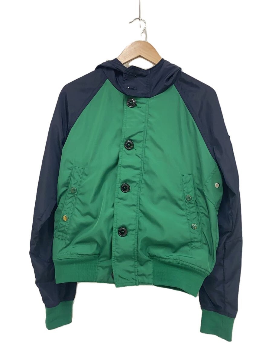 Moncler Green Polyester Mountain Parka Size 2 Jacket EG CAA