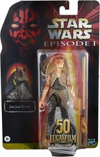 Star Wars Black Series Jar Jar Binks Lucasfilm 50t WITH SHIELD CASE