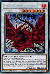 Black Rose Dragon RA04-EN057 Secret Rare Quarter Century Stampede