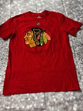 Fanatics Chicago Blackhawks Premier Red T-Shirt Men's Medium Bedard 98