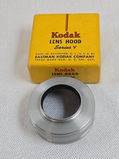 Vintage Kodak Series V Metal Lens Hood - Made in USA - With Original Box