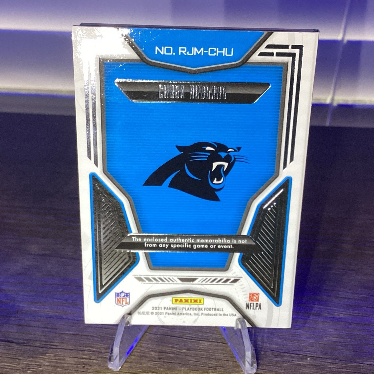 2021 Panini Playbook - Rookie Jumbo Memorabilia Booklets Chuba