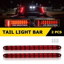 Auxito Pair Red Car Truck Trailer Stop Turn Tail Light Bar Brake Lighting Strip