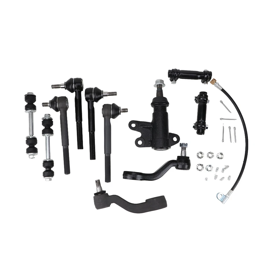 Kit de extremo de barra estabilizadora delantera y barra de amarre para Chevy 1993-2000 GMC C1500 C2500 C3500 Foto 4 de 4