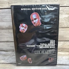 NEW BELLY SPECIAL EDITION DVD MOVIE, NAS DMX TARAL HICKS, T-BOZ METHOD MAN, T21