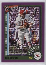 2022 Panini Classics Legends Timeless Tributes Purple 38/50 Len Dawson HOF wq8