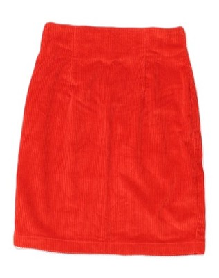 SISLEY Damen Cord Rock W26 Small rot Baumwolle WE04