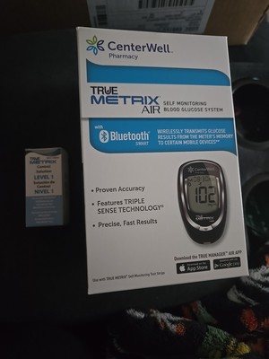 TRUE METRIX BLOOD GLUCLOSE METER KIT +  Control Solution BRAND NEW IN SEALED BOX