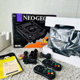 SNK NEO GEO CD Console CD-T01 Black Boxed and more Japanese, Tested  Rank B