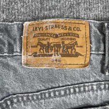 VTG Levi’s 545 Jeans 36x30 Gray Wash USA Made 90s Loose Fit Baggy Denim