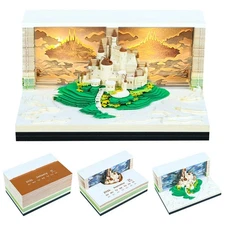 2026 Desk Calendar, 3D Tear-away Calendar, Paper Carving Art Memo Pad Notepad...