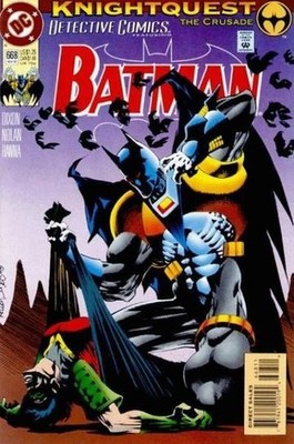 Detective Comics (1937) #  668 (9.0-VFNM) Knightquest, Tim Drake 1993