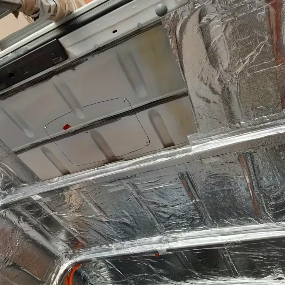 50 Sheets 2MM Sound Deadening Proofing Mat Foil Butyl Car Van Vibration ...