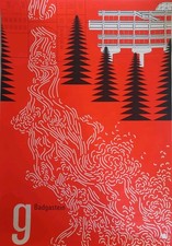 1972-74 BAD GASTEIN A1 Plakat OTL AICHER HfG Ulm Design 70er graphic Salzburg 