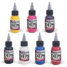 Face Painting Makeup - Waterproof Brush On DIPS - 7 1 oz 30ml Bottles, 1 ea...