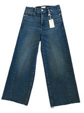 Good American Good Waist Palazzo Crop Jeans Size 8/29 NWT Indigo Wide Leg