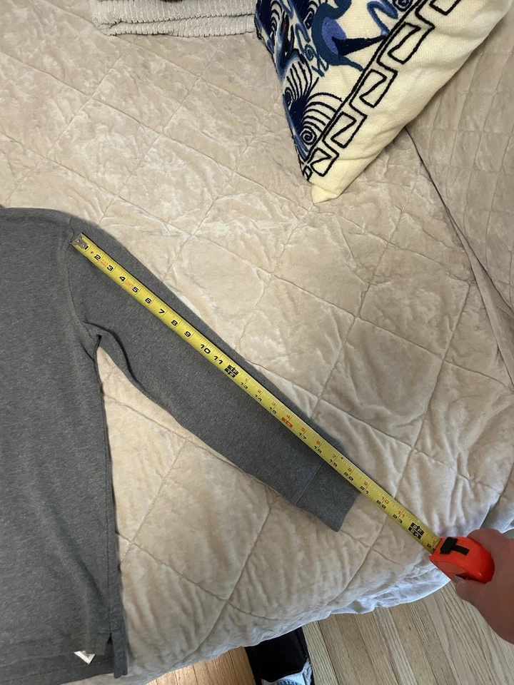 Suéter J Crew Gris Y Verde Cuarto Cremallera Talla Niños XL 12-14 Foto 4 de 4