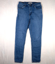 Levi's 721 High Rise Skinny Medium Wash Womens Blue Jeans 28 x 28