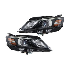 LABLT Halogen Type Headlights for 2015-2019 Chevrolet Impala Black Housing Right&Left
