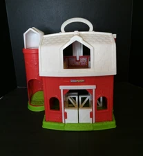 Fisher Price Little People Farm Barn Silo Working