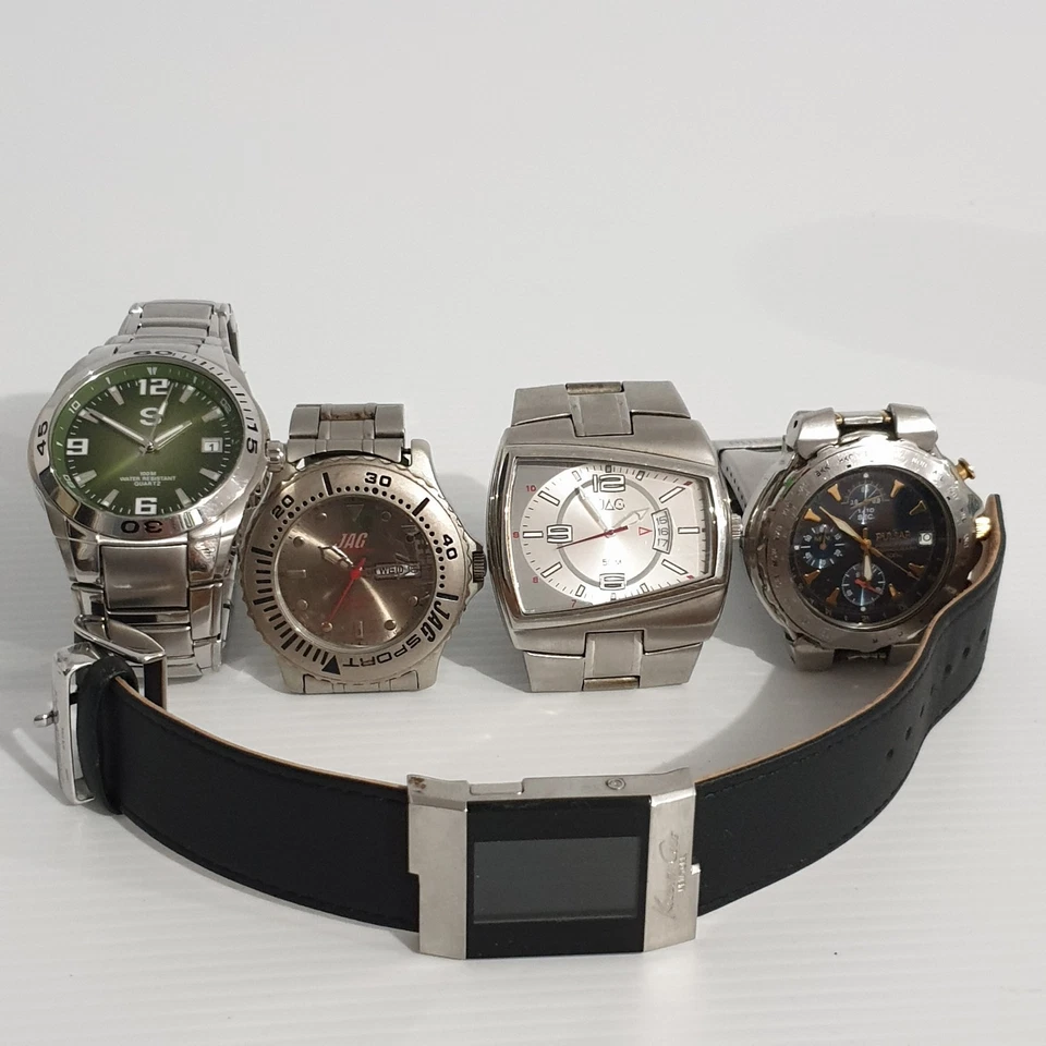 Mens Variety Watch Bundle Jag Pulsar Kenneth Cole Goldmark Working Needs Battery - image 2 of 4