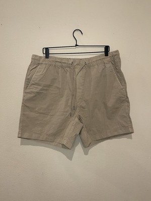 American Eagle Flex Shorts 6.5  Inseam Black Drawstring Waist Men s Large