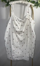Forever 21 3X White Dress With Cherries. Has Additional Lining With A Zipper.