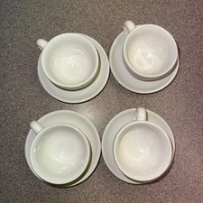 Cordon Bleu BIA Cappuccino Cups And Saucers Set Of 4