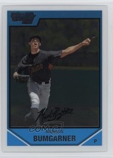 2007 Bowman Draft Chrome Draft Picks Madison Bumgarner #BDPP61 1k2s