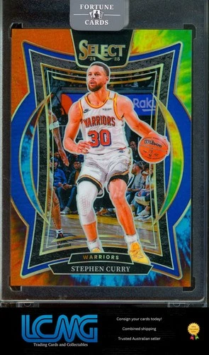 2024-25 Panini Select #7 Stephen Curry Tie-Dye Prizm #/25 A3C