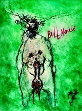 Bull-Mouse Kustdruck DIN-A4 auf Büttenpapier...